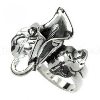 Lily Silver Ring - Adjustable
