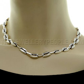 Plata Fina Slim Silver Necklace - 17" long